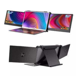 Portable Monitor FullHD IPS HDR Triple Dual Screen Extender For 13-17.3'' Laptop - Picture 1 of 8