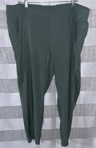 Pantalones al tobillo Eddie Bauer para mujer elásticos ligeros bolsillos verdes talla XXL - Imagen 1 de 4