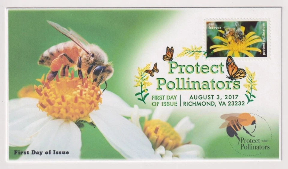 POLLINATION HONEY BEE Stamp Colton 5229 FDC C9694 - Image 1 of 1
