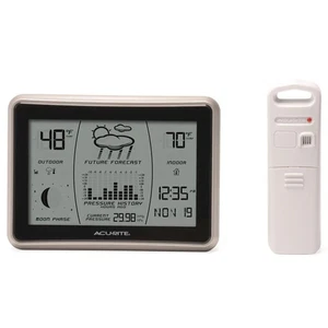 Acu-Rite Acurite Weather Station & Forecast Wireless Intelli-Time Indoor Outdoor - Picture 1 of 3