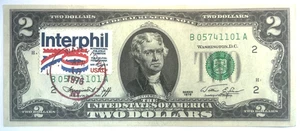 1976 $2 NOTE FIRST DAY OF ISSUE CANCEL STAMP UNCIRCULATED B05741101 A - Picture 1 of 2