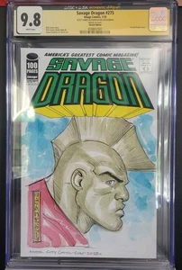 SAVAGE DRAGON #275 CGC 9.8 SIGNED SCOTT JAMES JSA AUTHENTICATED SLAB 2 - Picture 1 of 1