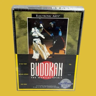 Budokan The Martial Spirit Sega Genesis New RARE! NO PSA WATA CGC VGA (WEAR) - Image 1 of 4