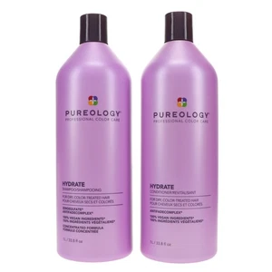 Pureology Hydrate Shampoo 33.8 oz & Hydrate Conditioner 33.8 oz Combo Pack - Picture 1 of 8