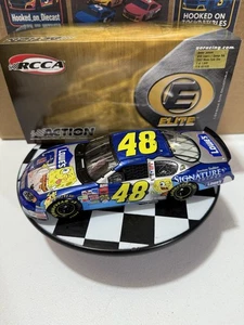 RARE* Jimmie Johnson ELITE #48 Lowe’s SpongeBob SquarePants 2003 1/24 Diecast - Picture 1 of 14