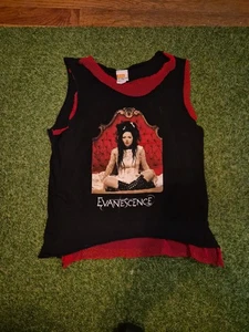 Evanescence Tank Top Fish Net XL Vintage - Picture 1 of 4