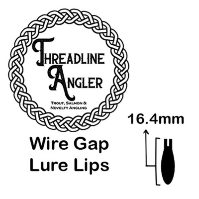 50pk Semi-Clear 16.4mm Wire Gap Lure Lips Minnow Balsa Ultralight Parts Trout - Image 1 of 4