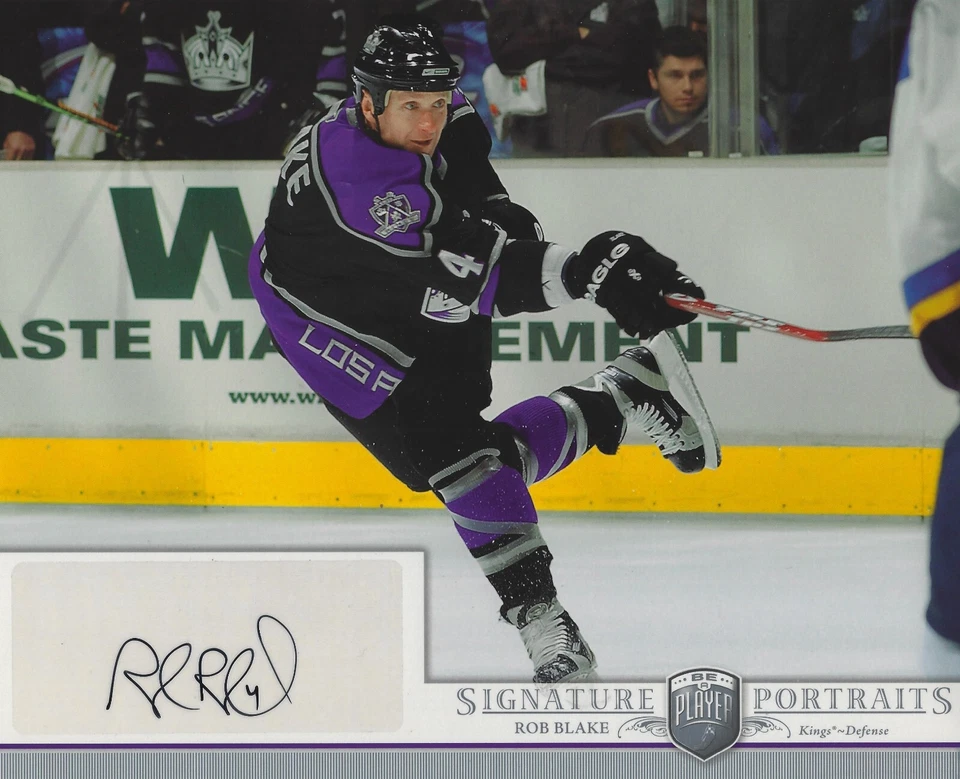 Rob Blake Autographed Signed 8x10 2006/07 Photo/Card - NHL L.A. Kings - w/COA - Image 1 of 1