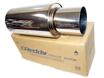 Greddy Revolution RS Universal Exhaust Muffler (3"/76mm) Inlet (4.5"/115mm) Tip - Image 1 of 3