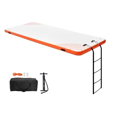 Inflatable Floating Dock 15x6FT Inflatable Dock Platform Mat with Ladder - Image 1 of 4