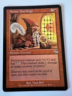 MTG Magic The Gathering Judgment Arcane Teachings Common LP - Image 1 of 2