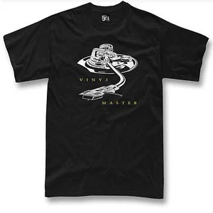 T-shirt DJ vinile master giradischi technics disco t-shirt musica - Foto 1 di 7