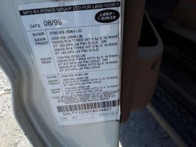 Radiator Discovery Fits 99-04 LAND ROVER 1225169 Foto 1 de 4