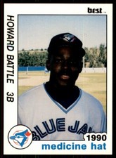 1990 Best Medicine Hat Blue Jays Howard Battle Medicine Hat Blue Jays #26