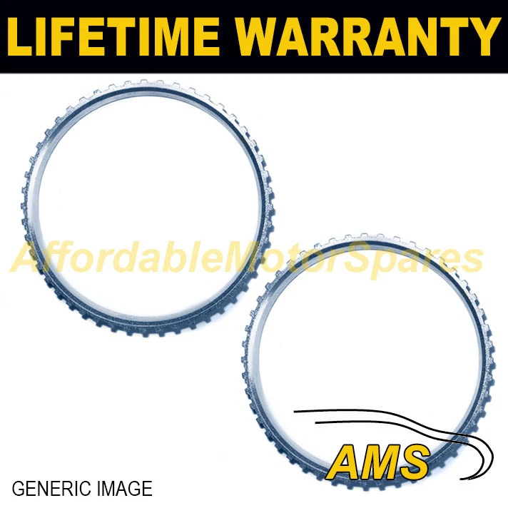 2X PARA CHRYSLER 300M 50 DIENTES 72,5 MM ABS ANILLO RELUCTOR EJE DE TRANSMISIÓN JUNTA CV 5901 Foto 1 de 1