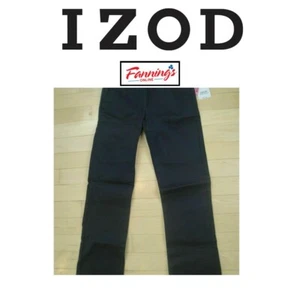 Izod Girls Approved Schoolwear Knit Waist Pull On Bootcut Pants C32 - Picture 1 of 5