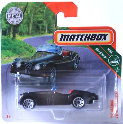 Matchbox 56 Jaguar XK140 Roadster Spielzeugauto Schwarz 2018 3/125 FHJ50 - Bild 1 von 2