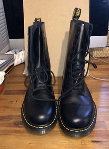 Dr.Martens Lace-Up Boots /Us13/Blk/Leather/11857/Dr. Martin - Picture 1 of 11
