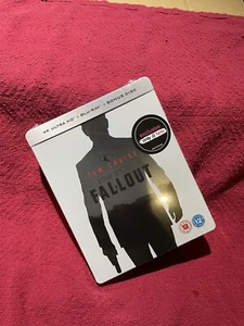 MISSION IMPOSSIBLE FALLOUT 4K ULTRA HD BLU-RAY STEELBOOK, BRAND NEW SEALED - Picture 1 of 4