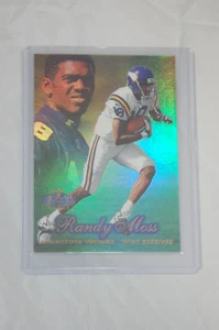 Tarjeta de novato Randy Moss 1998 Flair Showcase fila 2 #5 Minnesota Vikings - Imagen 1 de 2