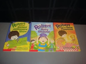 Robert Series 3 Kids Chapter Book Lot Homeschool Teacher Class Barbara Seuling - Imagen 1 de 3