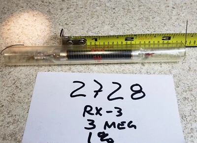 Victoreen RX-3 3 MegOhm 1% High Voltage Resistor - New! - Image 1 of 4