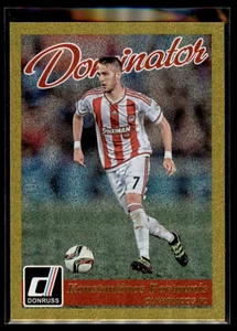 2016-17 Donruss Soccer Dominator GOLD #30 Konstantinos Fortounis - Olympiacos FC - Bild 1 von 2