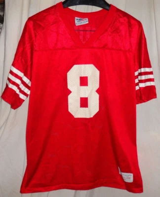 复古标志 运动 49 人队 STEVE YOUNG 足球 NFL 球衣 男孩 XL 18/20 — 第 1/2 张图片