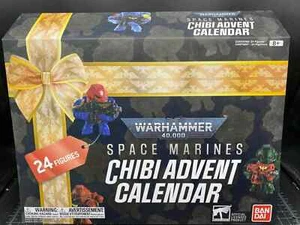 Warhammer 40000 Space Marines Chibi Advent Calander Bandai 24 Figures BNIB New - Picture 1 of 5