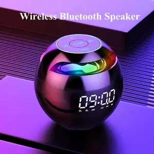 LED Light Portable Wireless Bluetooth Speaker Outdoor Subwoofer Mini Sound Black - Picture 1 of 12