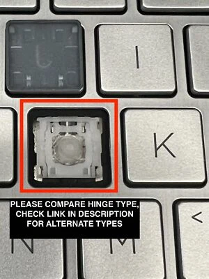 HP 14-DQ | 14-DQ1043CL | 14-DQ1059WM | LAPTOP KEYBOARD REPLACEMENT KEYS KEYCAPS - Image 1 of 4