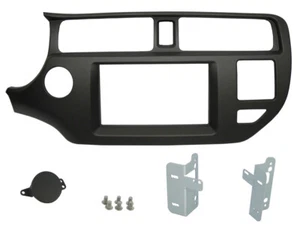 RADIO STEREO FACIA FASCIA PLATE CT23KI32L FOR KIA RIO LHD DOUBLE DIN ANTHRACITE - Picture 1 of 1
