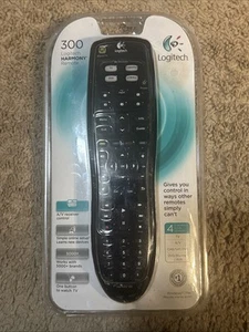 Logitech Harmony 300i Universal Remote Control Black Brand New Sealed - Afbeelding 1 van 8