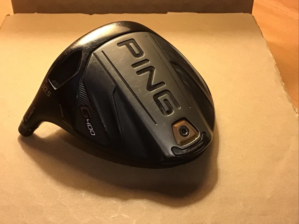 PING G400 10.5 Degree Loft Golf Driver Tungsten Head Only, Left-Handed - Image 1 of 4