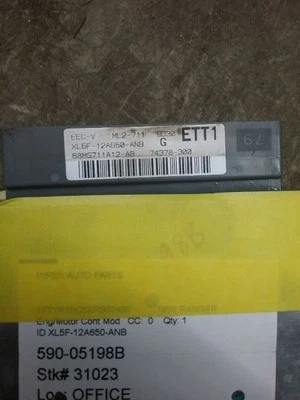 Engine ECM Electronic Control Module Automatic Fits 99-00 MAZDA B-2500 1285702 Foto 1 de 4