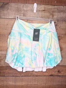 Halara Skort Cloudful Air NWT Large L Colorful Pickleball Pastels Watercolor - Picture 1 of 6