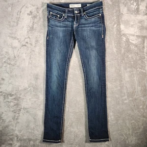 BKE Stella Jeans Women's 33X32 (Tag 28) Low Rise Darkwash Denim Y2k - Picture 1 of 16