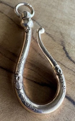 ANTIQUE Victorian Watch Chain  Fob Hook Gold Fill - Image 1 of 4