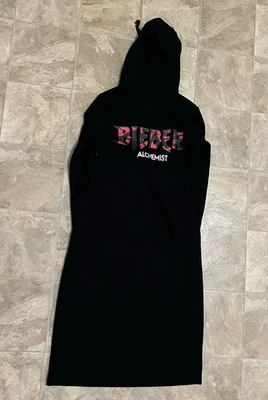 Justin Bieber Alchemist Staff Vestido con Capucha Sudadera con Capucha para Mujer XL Negro Raro Único Foto 1 de 4