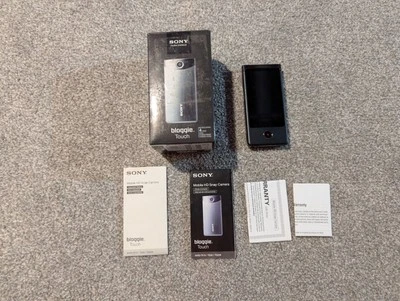 Sony Bloggie Touch Mobile HD Snap Black Camera MHS-TS10 With Manual Tested  - Image 1 of 4