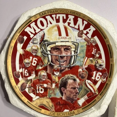 Placa Joe Montana “40,000 Yardas” San Francisco 49ers de The Hamilton Collection Foto 1 de 4