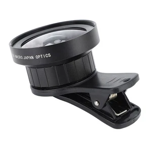 2 In 1 Phone Camera Lens Kit 0.45X Wide Angle Lens + 12.5X Macro Lens Clip On - Photo 1 sur 12
