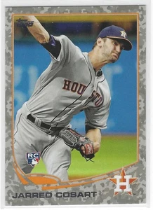 2013 Topps Update Camo Jarred Cosart RC Astros #US211 sn 13/99 - Picture 1 of 2