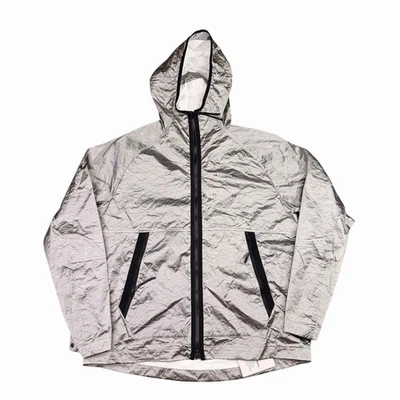 NEW Nike Sportswear Tech Pack (CU3758-095) Metallic Silver Jacket Adult Size L - Image 1 of 4