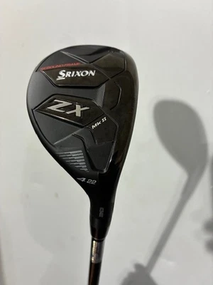 Srixon ZX Mk II 4 híbrido 22° • mano derecha • HZRDUS rígido a humo • excelente Foto 1 de 4
