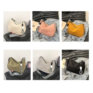 Cord Umhängetasche Vielseitig Frauen Handtasche Mode Einzelne Umhängetasche - Picture 1 of 18