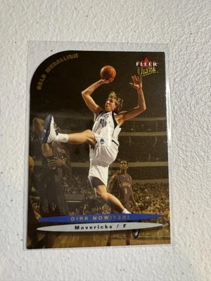 2003-04 Ultra #84 Dirk Nowitzki Gold Medallion - Image 1 of 2