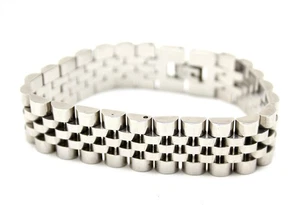 Men's Stainless Steel Presidential Jubilee Bracelet - Picture 1 of 4