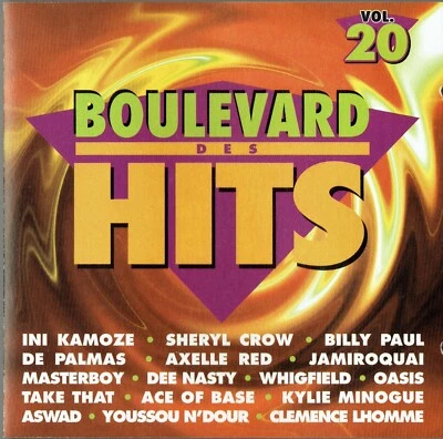 Boulevard Des Hits Vol. 20 - CD - Ace of Base, Oasis, Kylie, Take That. France  - Image 1 of 2