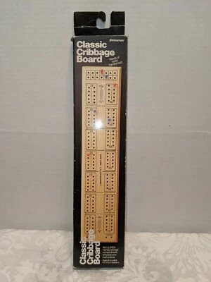 Vintage 1988 Pressman Classic Cribbage Board - New Open Box. Never Used - Image 1 of 4